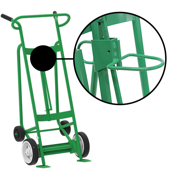 Valley Craft 4-Wheel Steel Drum Hand Trucks