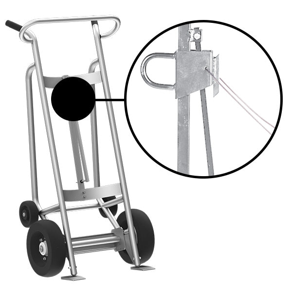 Valley Craft 4-Wheel Aluminum Drum Hand Trucks
