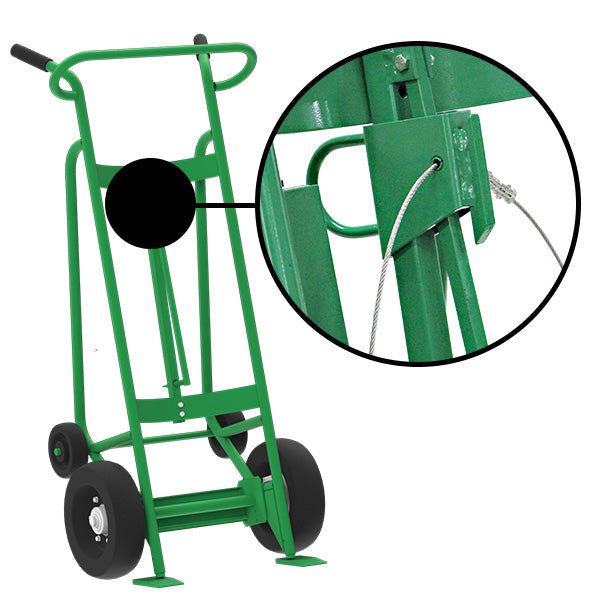 Valley Craft 4-Wheel Steel Drum Hand Trucks