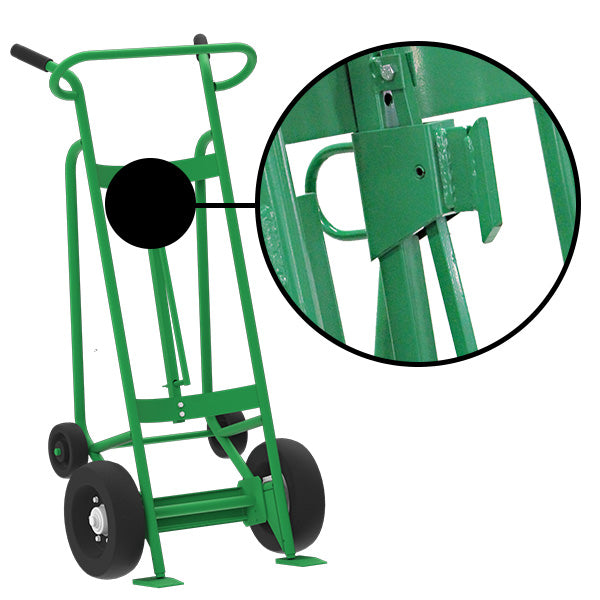 Valley Craft 4-Wheel Steel Drum Hand Trucks