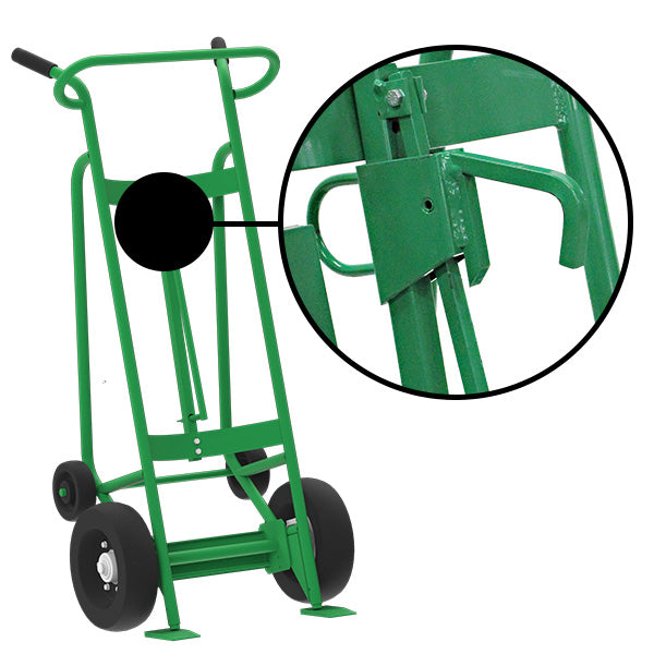 Valley Craft 4-Wheel Steel Drum Hand Trucks