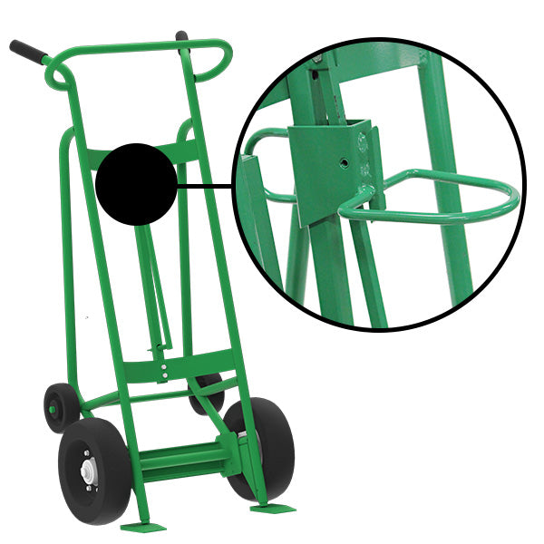 Valley Craft 4-Wheel Steel Drum Hand Trucks