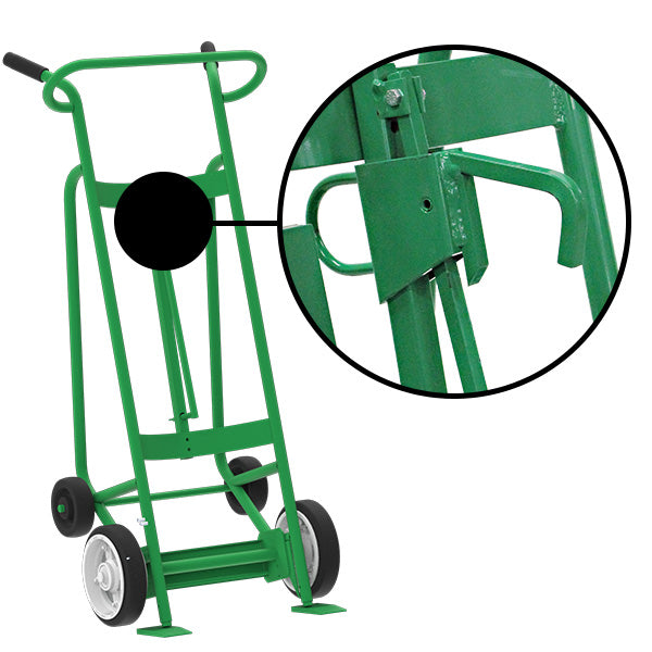 Valley Craft 4-Wheel Steel Drum Hand Trucks