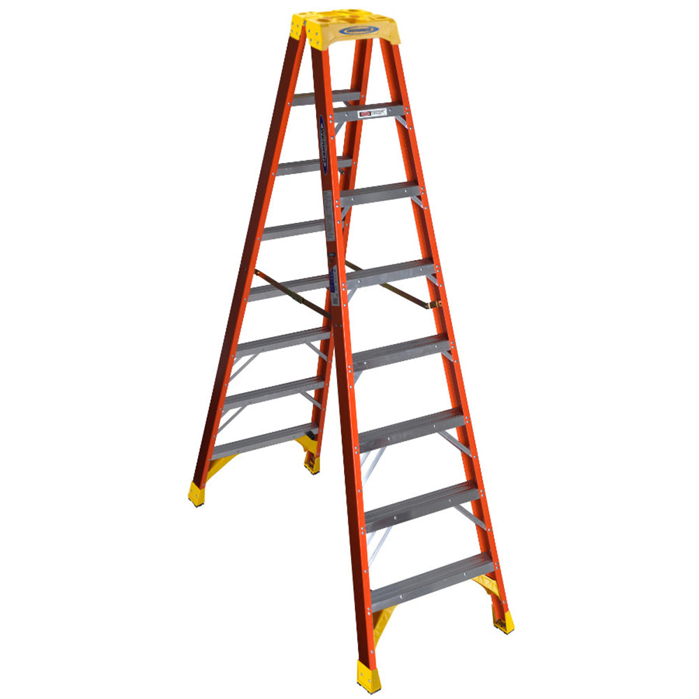 Vestil Fiberglass Twin Front Ladders