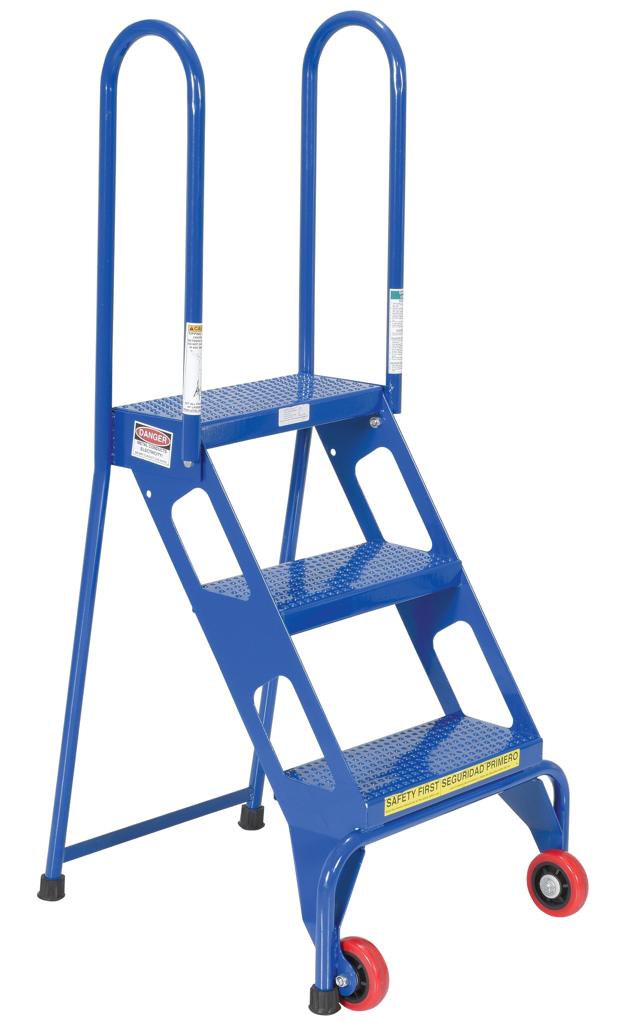 Vestil Folding Ladders with Wheels