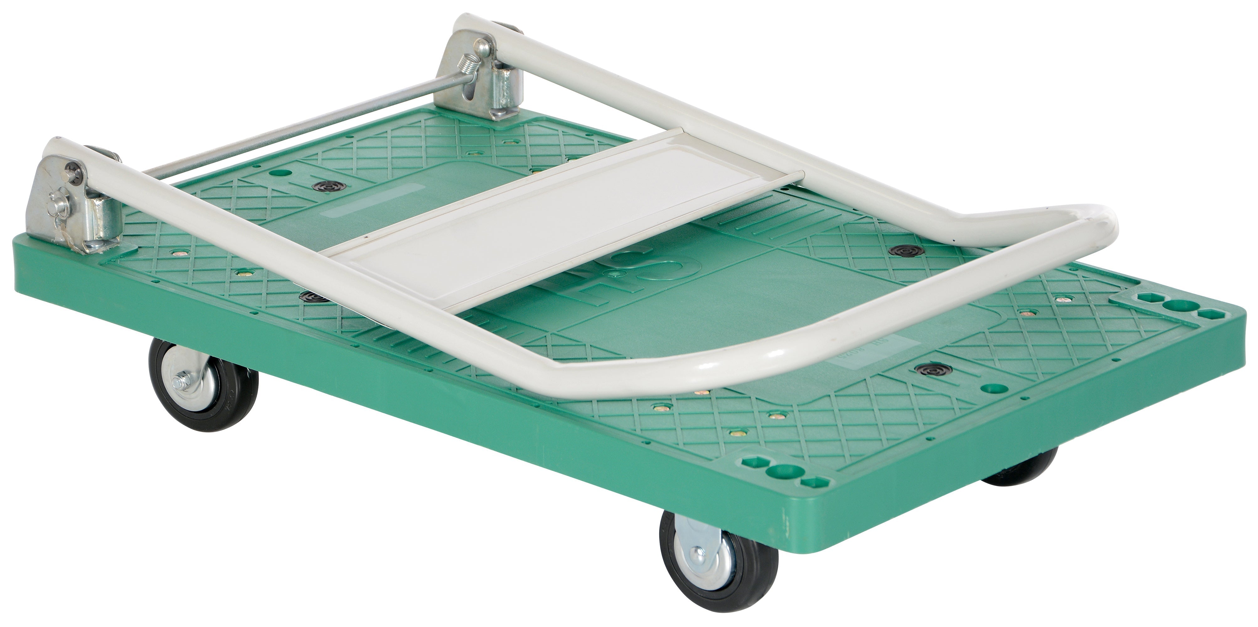 Vestil Plastic Platform Trucks with Fold Down Handle