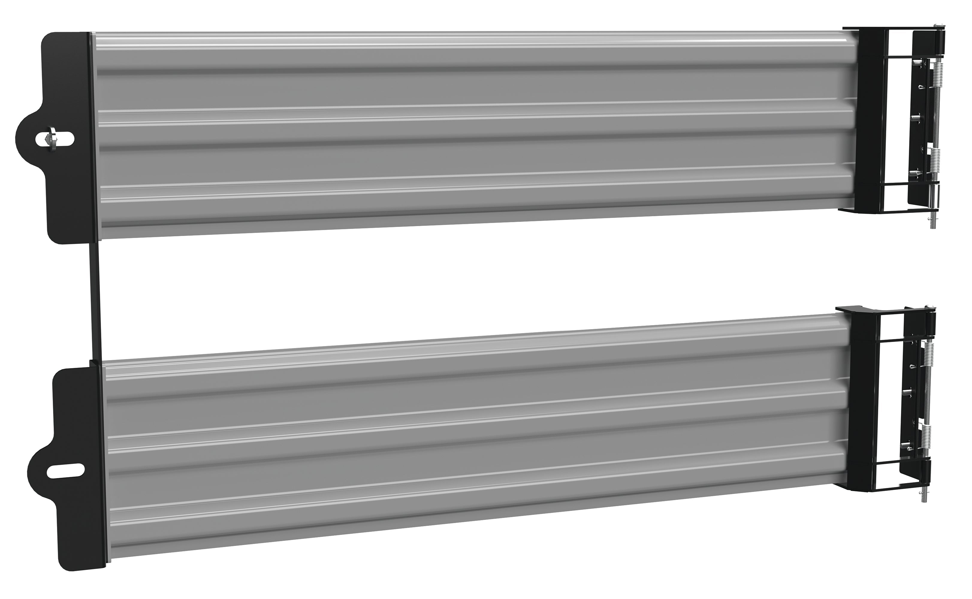 Vestil 3-Rib Bolt-On Structural Guard Rail Systems (Double Gate)