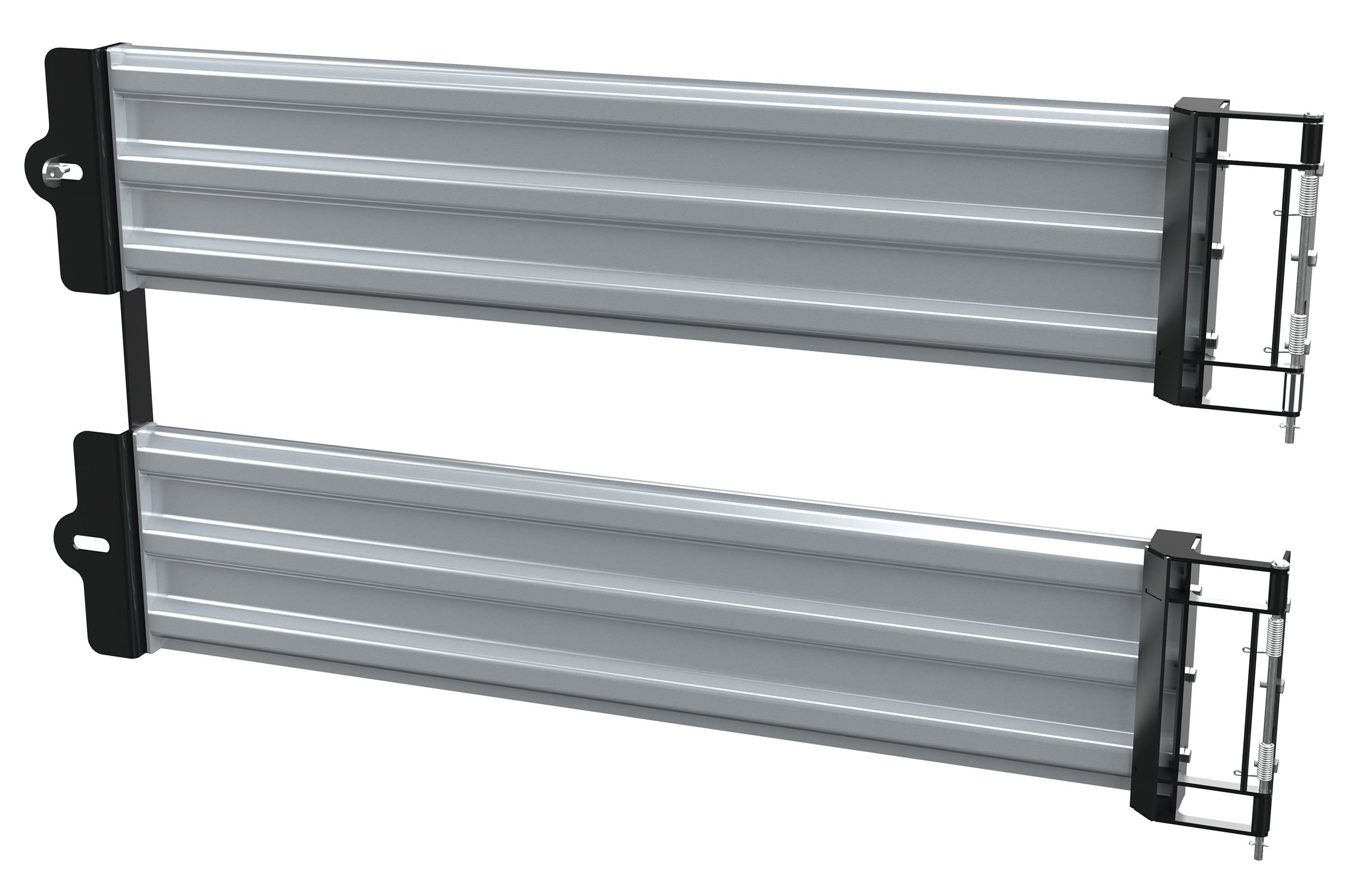 Vestil 3-Rib Bolt-On Structural Guard Rail Systems (Double Gate)