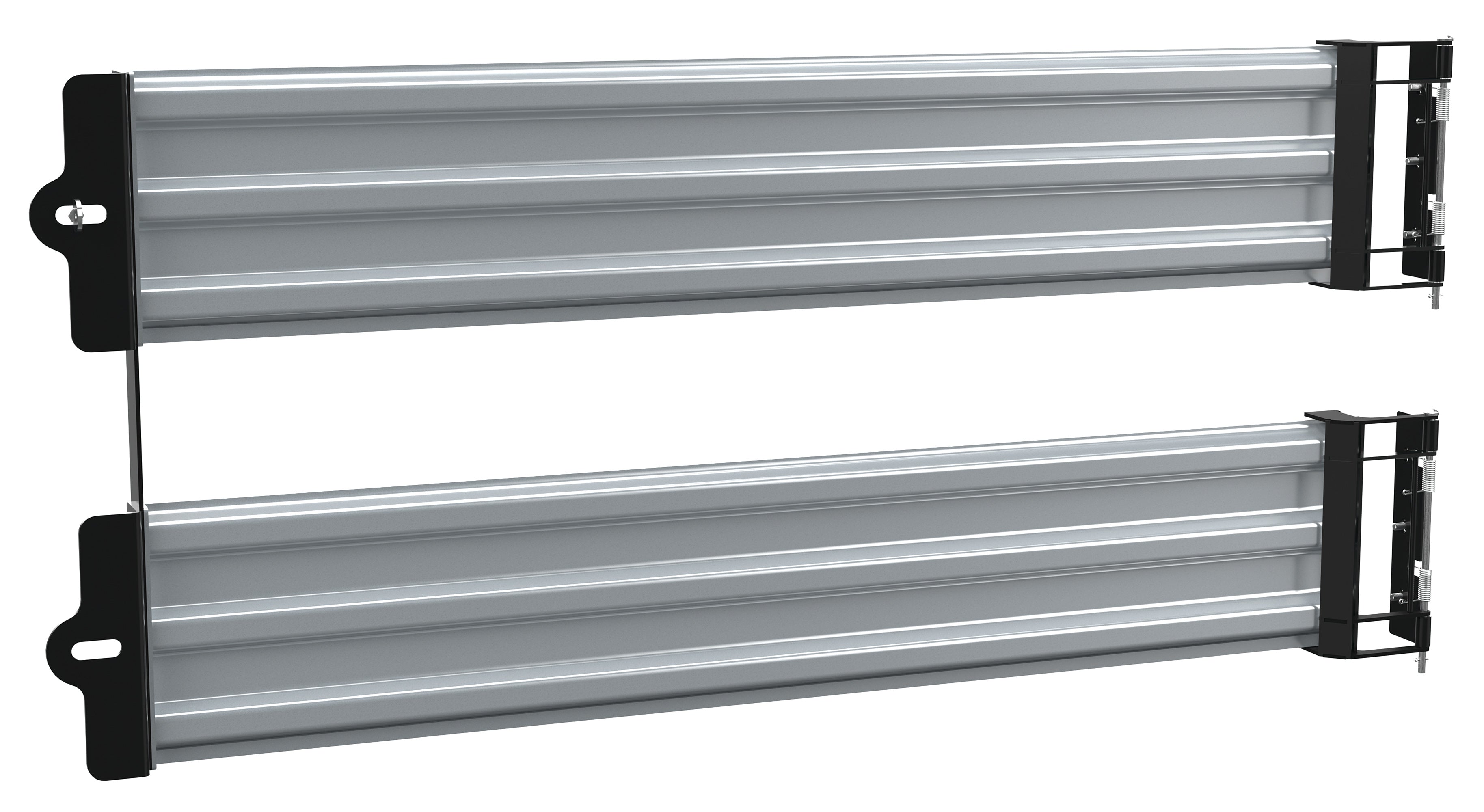 Vestil 3-Rib Bolt-On Structural Guard Rail Systems (Double Gate)