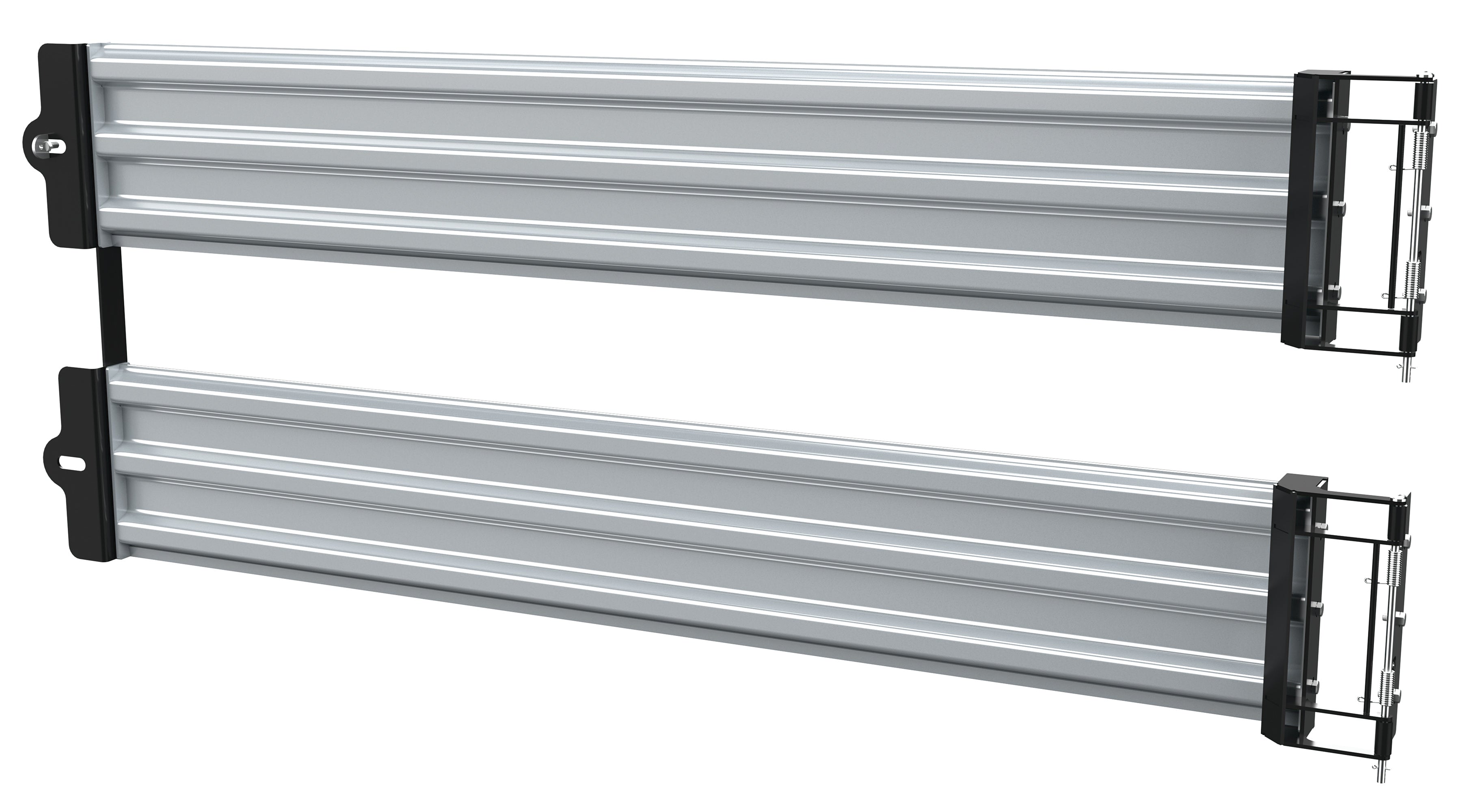 Vestil 3-Rib Bolt-On Structural Guard Rail Systems (Double Gate)