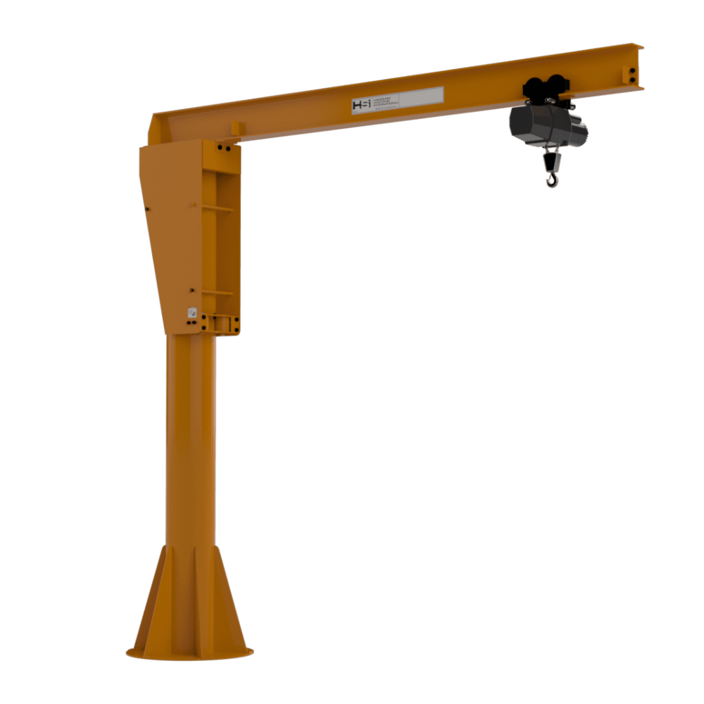 HSI 2000lbs Heavy Duty Freestanding Jib Cranes (8ft - 14ft Span ...