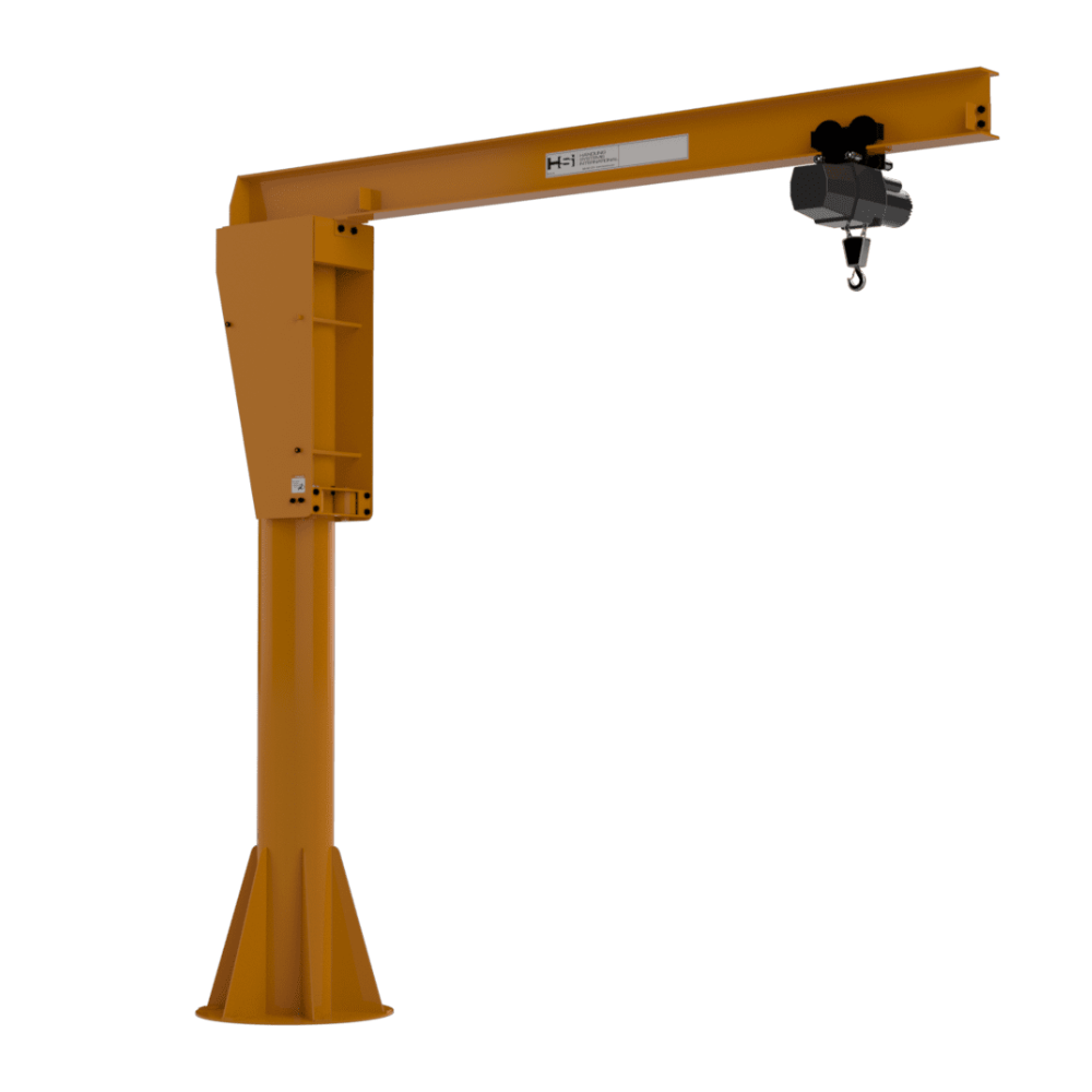HSI 1000lbs Heavy Duty Freestanding Jib Cranes (8ft - 14ft Span ...
