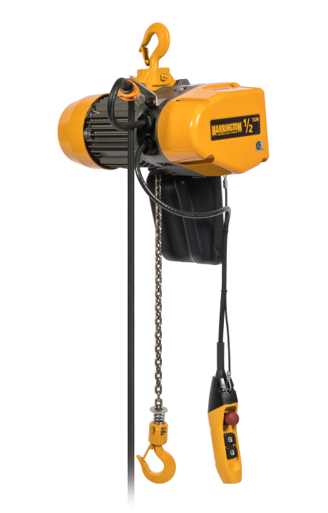 Harrington EQ Top Hook 3-Phase Dual Speed Electric Chain Hoist