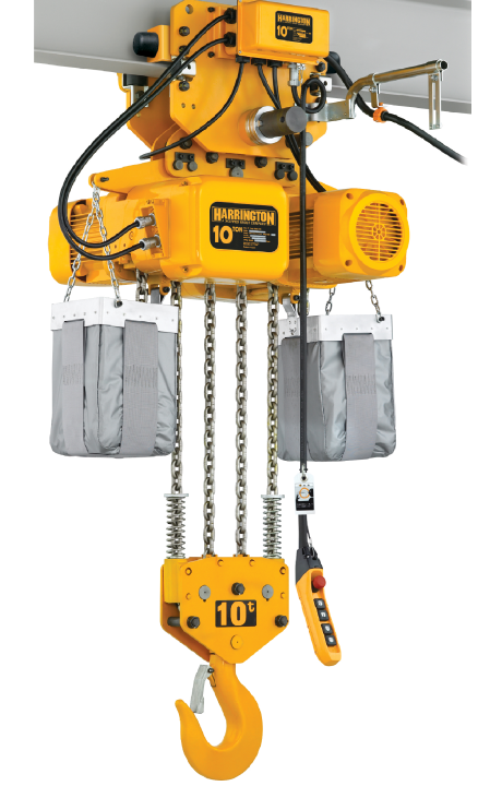 Harrington ERP 3Ph Push Trolley Electric Chain Hoist