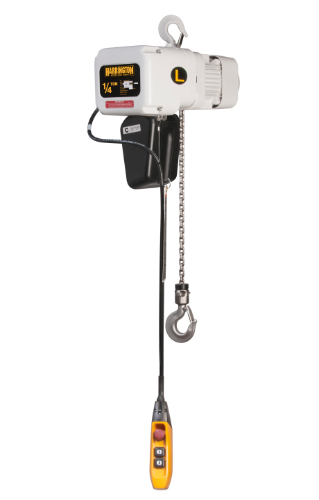 Harrington NER-FG Hook Suspension Food Grade Electric Chain Hoist