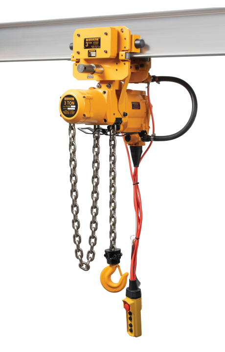 Harrington TCKM Air Powered Trolley Hoist