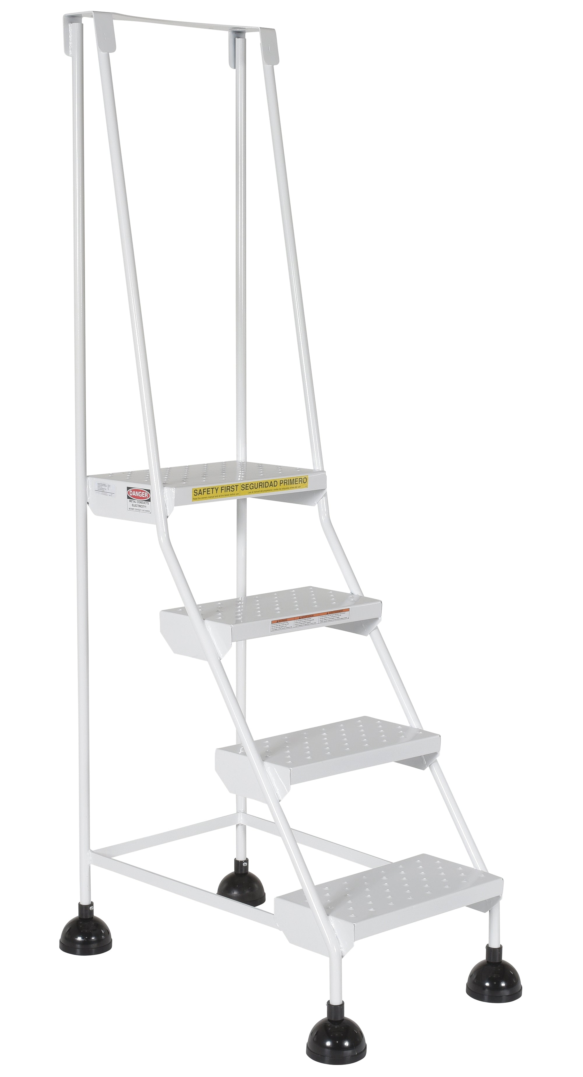 Spring Round Ladder Vestil Commercial Spring Loaded Ladders – Lifting Equipment Store USA