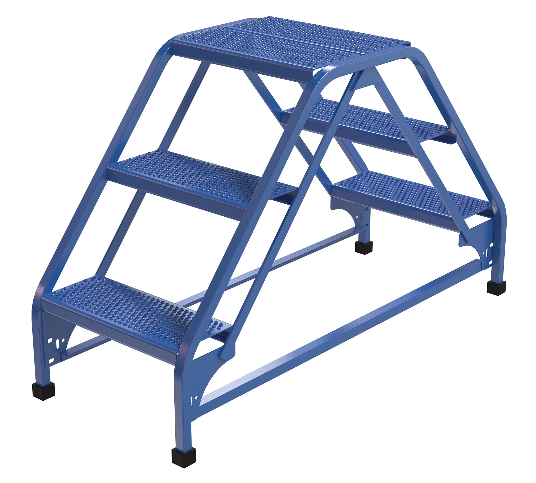 Vestil Double Sided Step Ladders- Blue