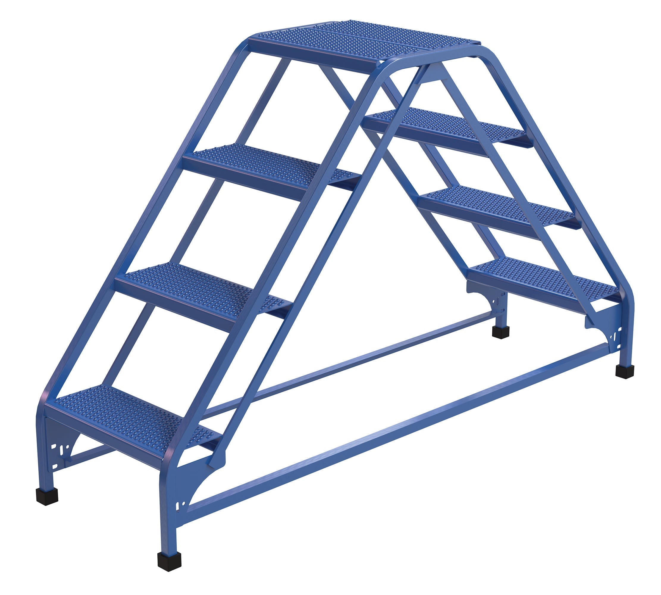 Vestil Double Sided Step Ladders- Blue