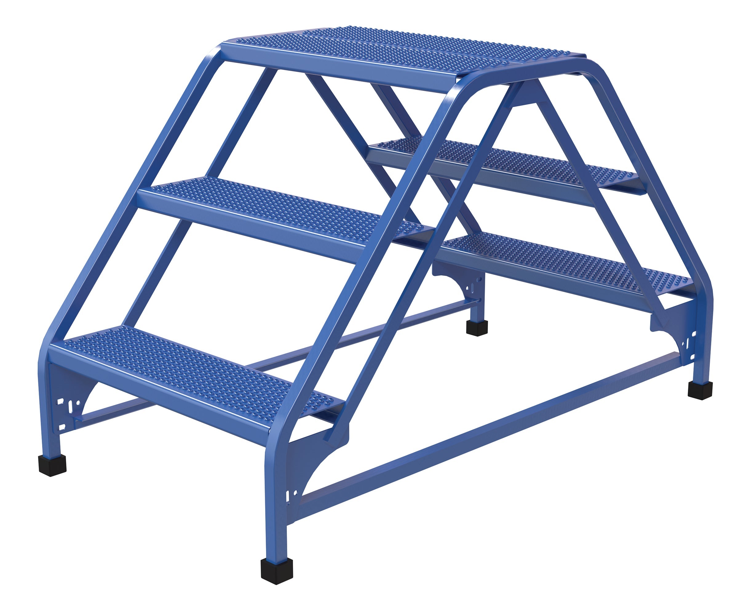 Vestil Double Sided Step Ladders- Blue