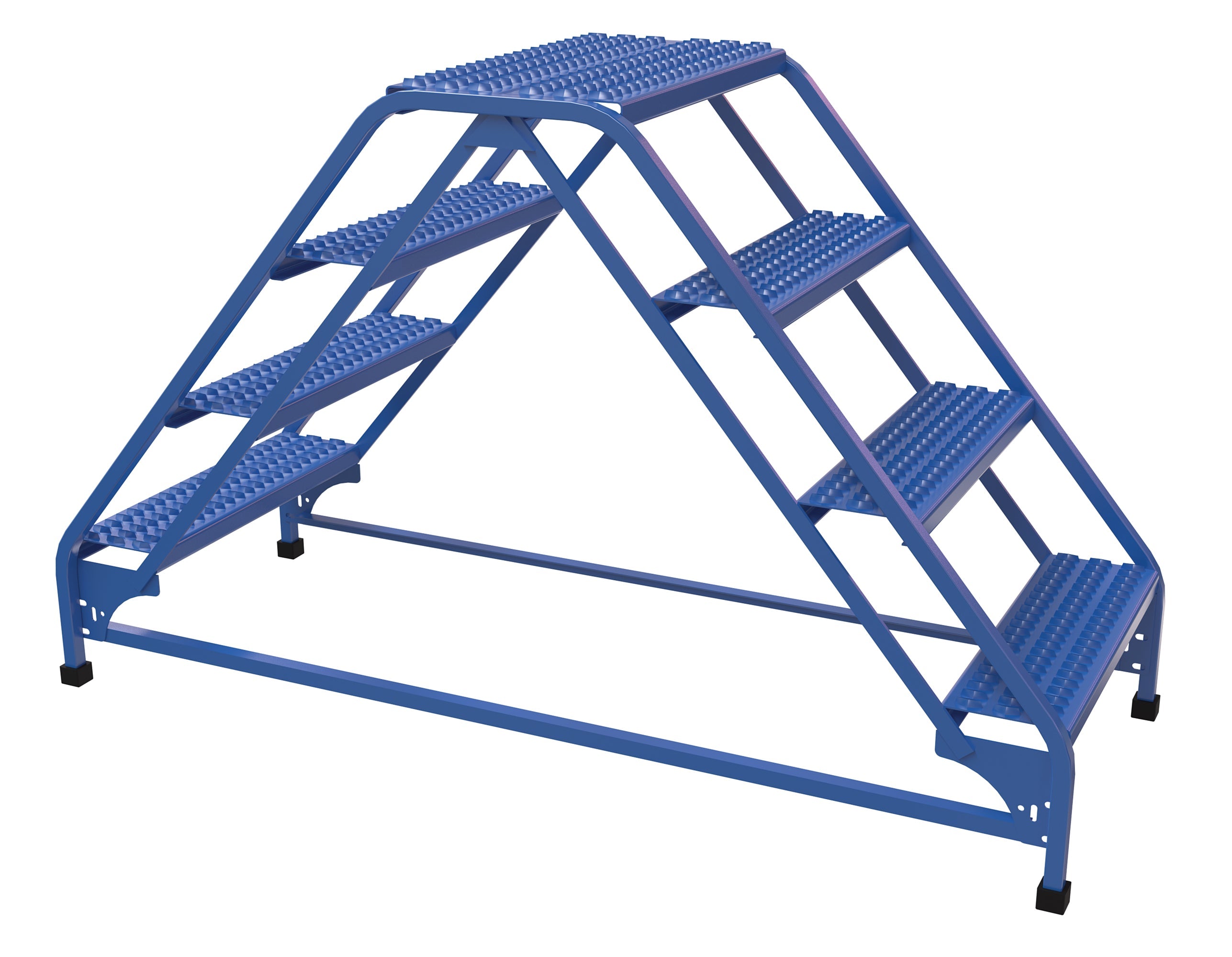 Vestil Double Sided Step Ladders- Blue