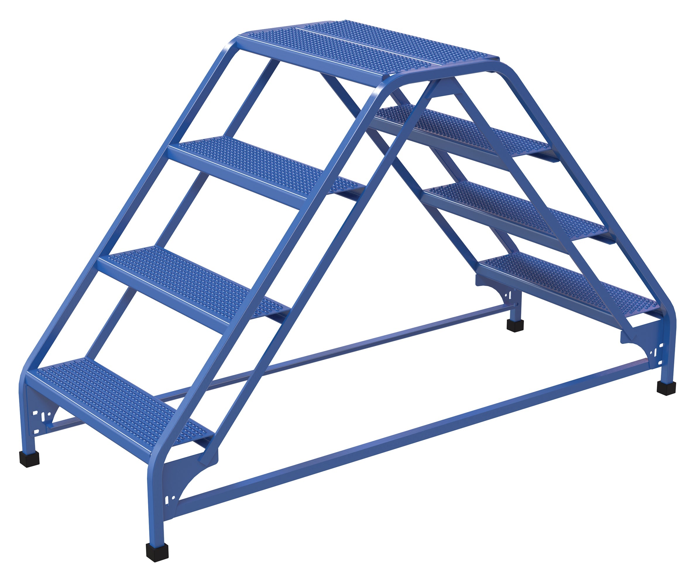 Vestil Double Sided Step Ladders- Blue