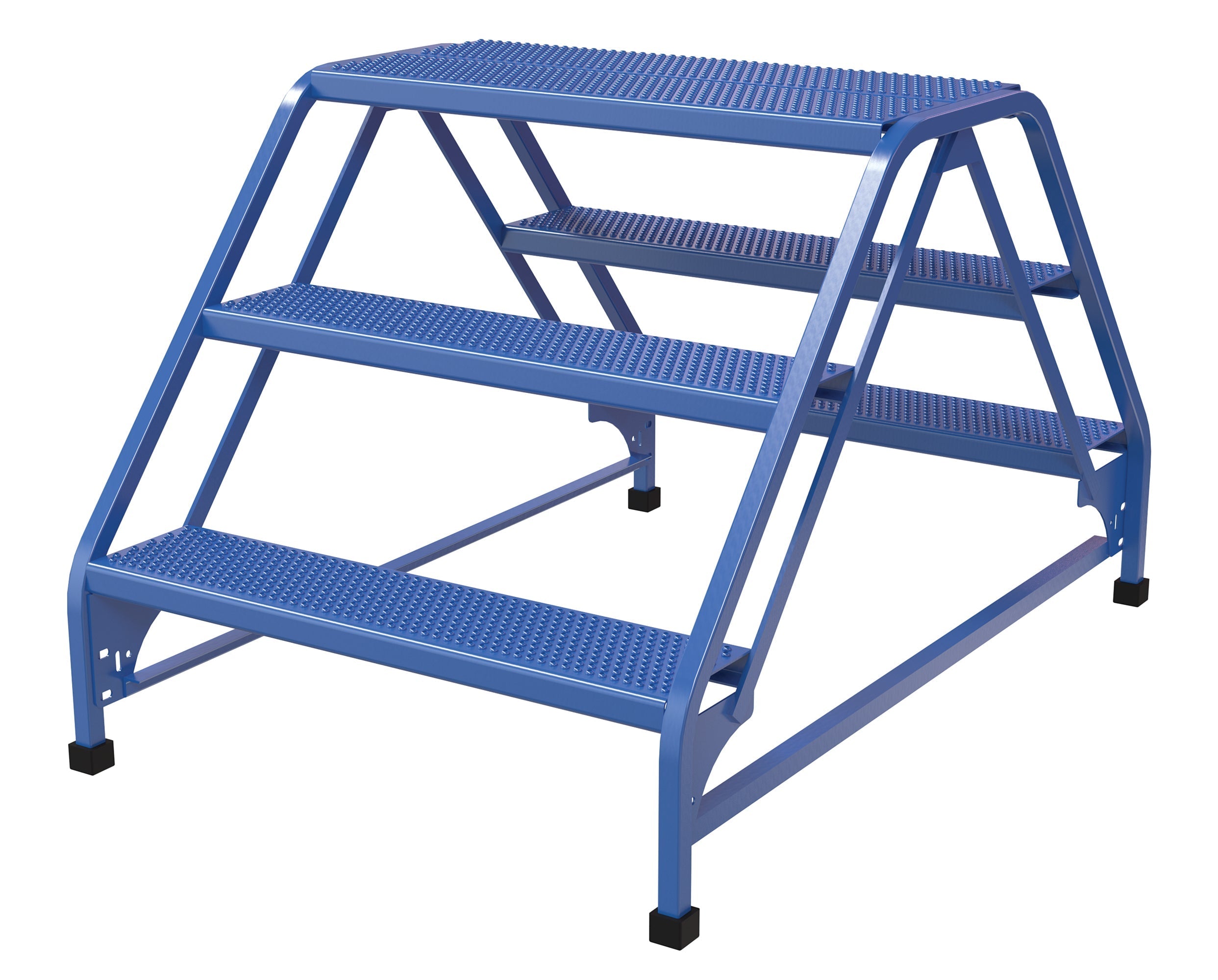 Vestil Double Sided Step Ladders- Blue