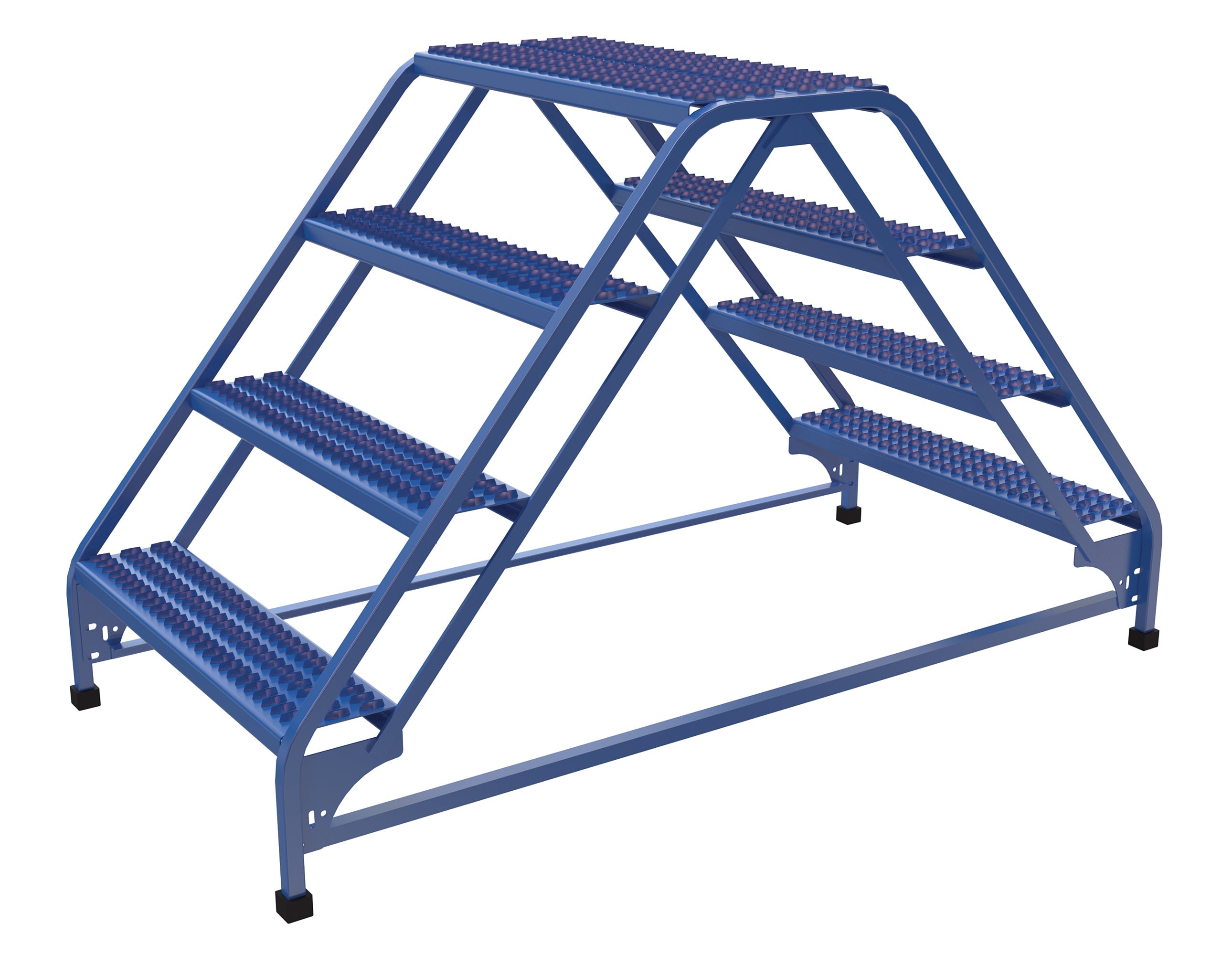 Vestil Double Sided Step Ladders- Blue