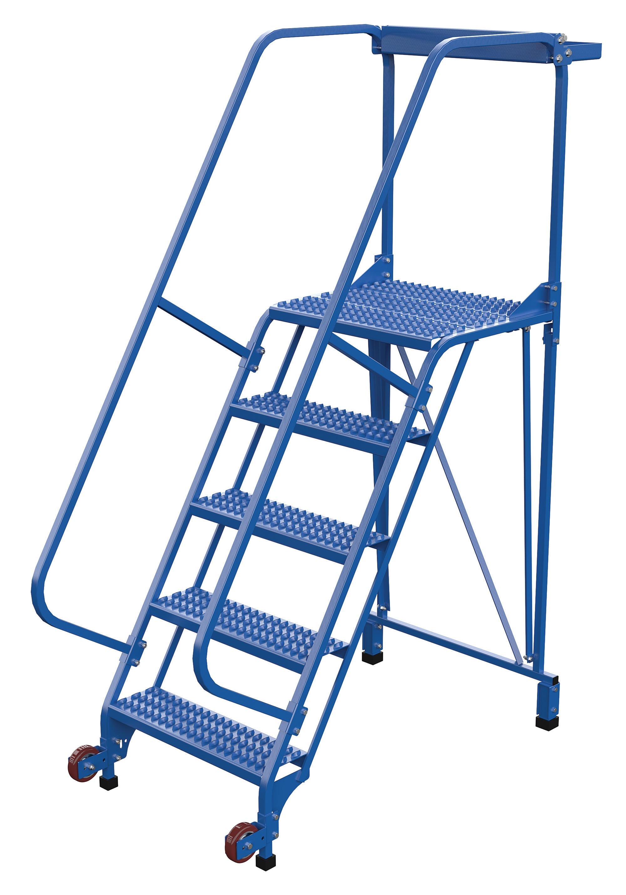 Vestil Tip-N-Roll Mobile Straddle Ladders