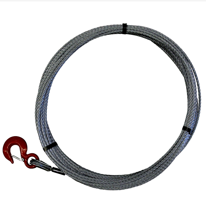 Tractel Maxiflex Wire Rope Assembly with Hook & Welded Tip