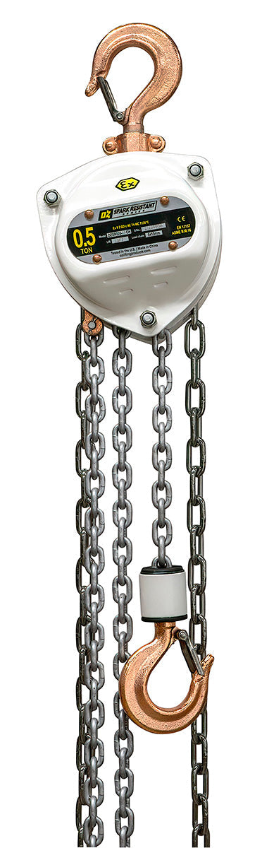 OZ Lifting Spark Resistant Manual Chain Hoist