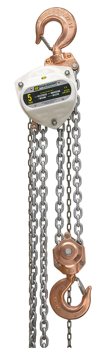 OZ Lifting Spark Resistant Manual Chain Hoist