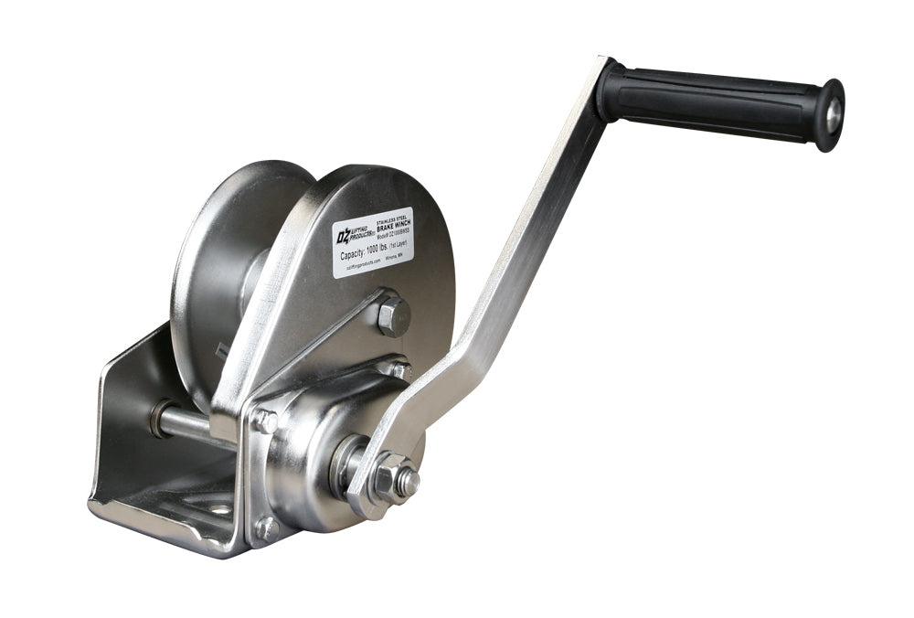 OZ Lifting Stainless Steel Brake Winch