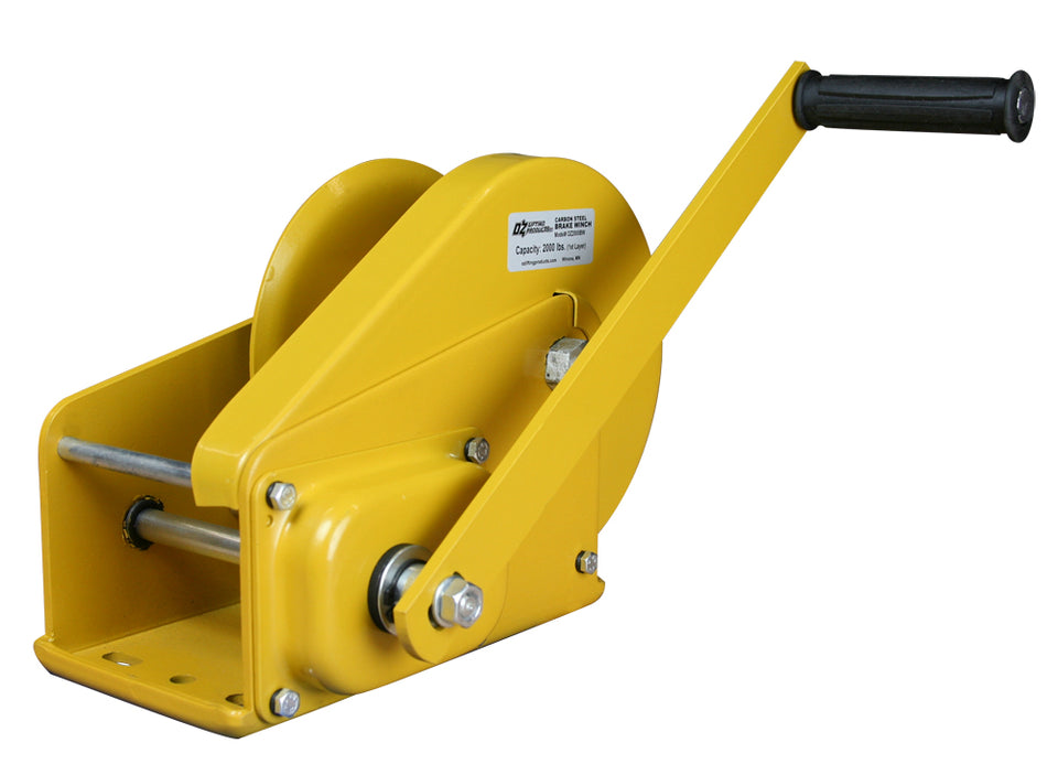 OZ Lifting Carbon Steel Brake Winch – Lifting Equipment Store USA