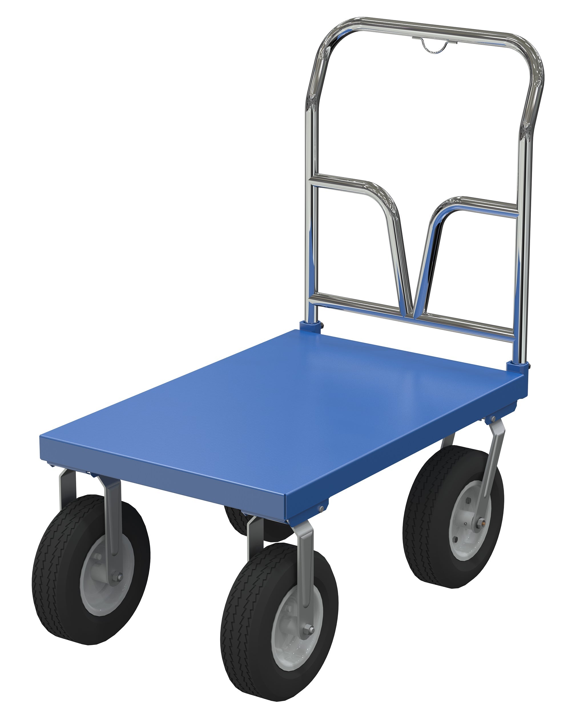 Vestil Pneumatic Tire Steel Platform Trucks