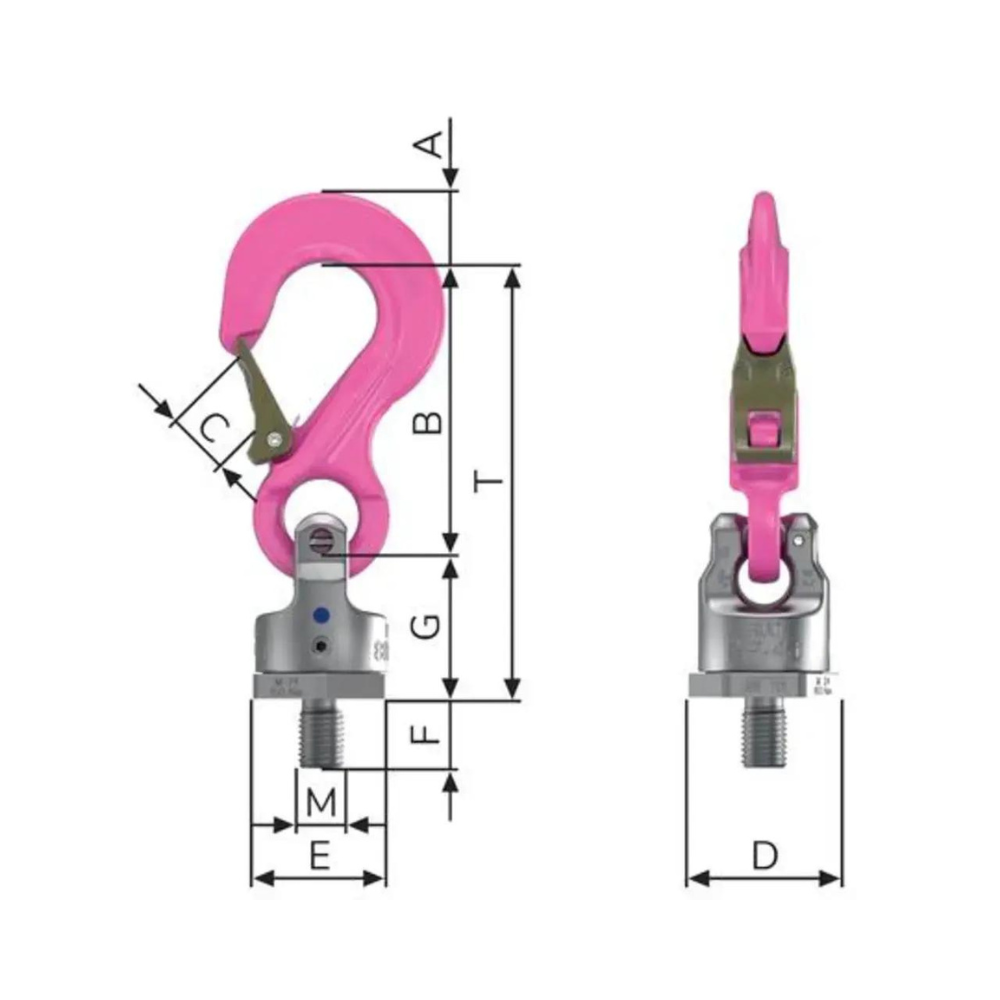 RUD PP-S Powerpoint Universal Connection, Metric Thread