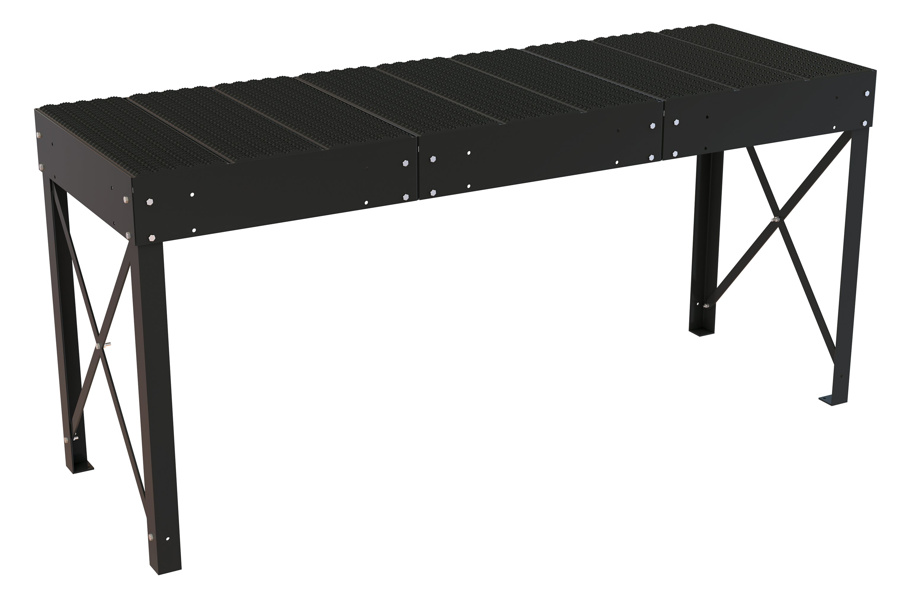 Steel Work Riser Platform Vestil Modular Steel Work Platform Systems – Lifting Equipment Store USA
