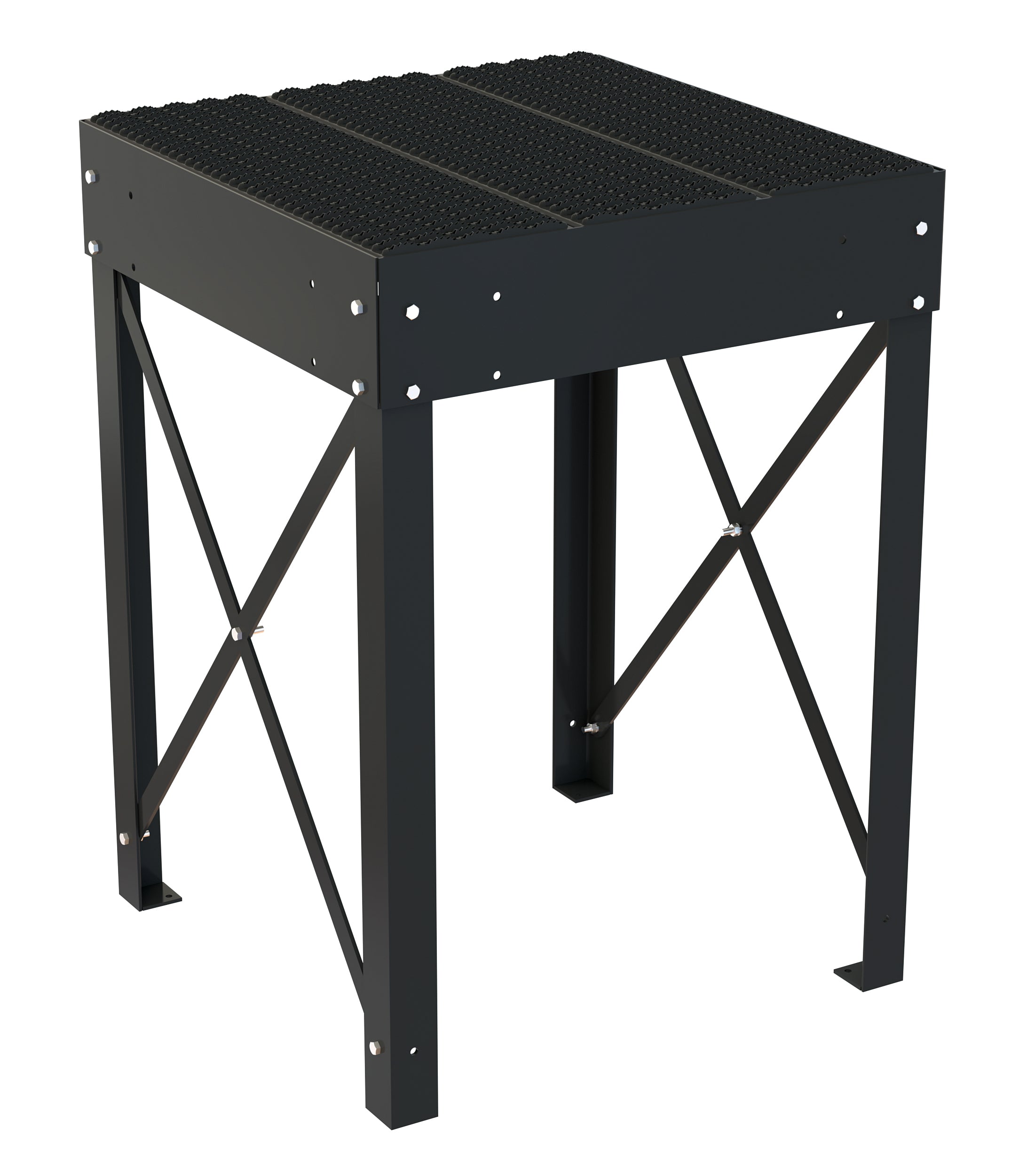 Steel Work Riser Platform Vestil Modular Steel Work Platform Systems – Lifting Equipment Store USA