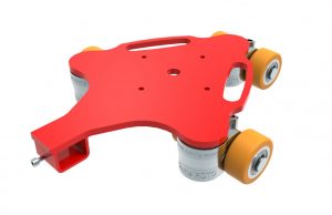 HTS ECO-Skate ROTOflex Rotational Machine Skate with Polyurethane Wheels