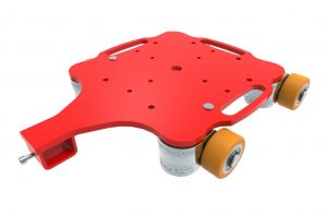 HTS ECO-Skate ROTOflex Rotational Machine Skate with Polyurethane Wheels