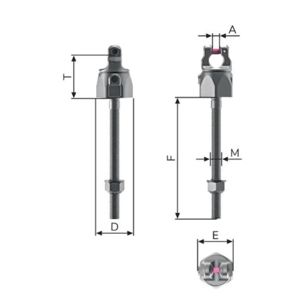 RUD SO-PP-VIP, Metric Thread with Variable Length