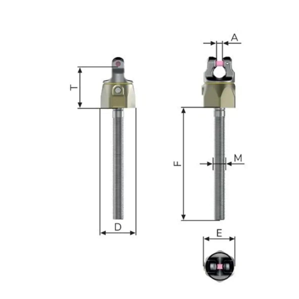 RUD SO-PP-VIP, UNC Inch Thread with Variable Length