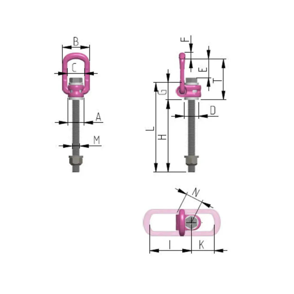 RUD VLBG, Metric Thread with Max. Length