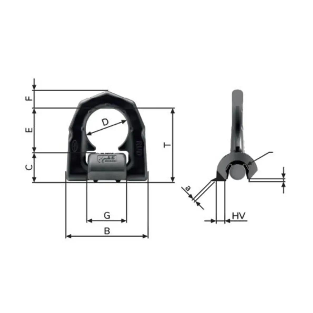 RUD VLBS-U-LT Load Ring for Welding in Low Temperatures