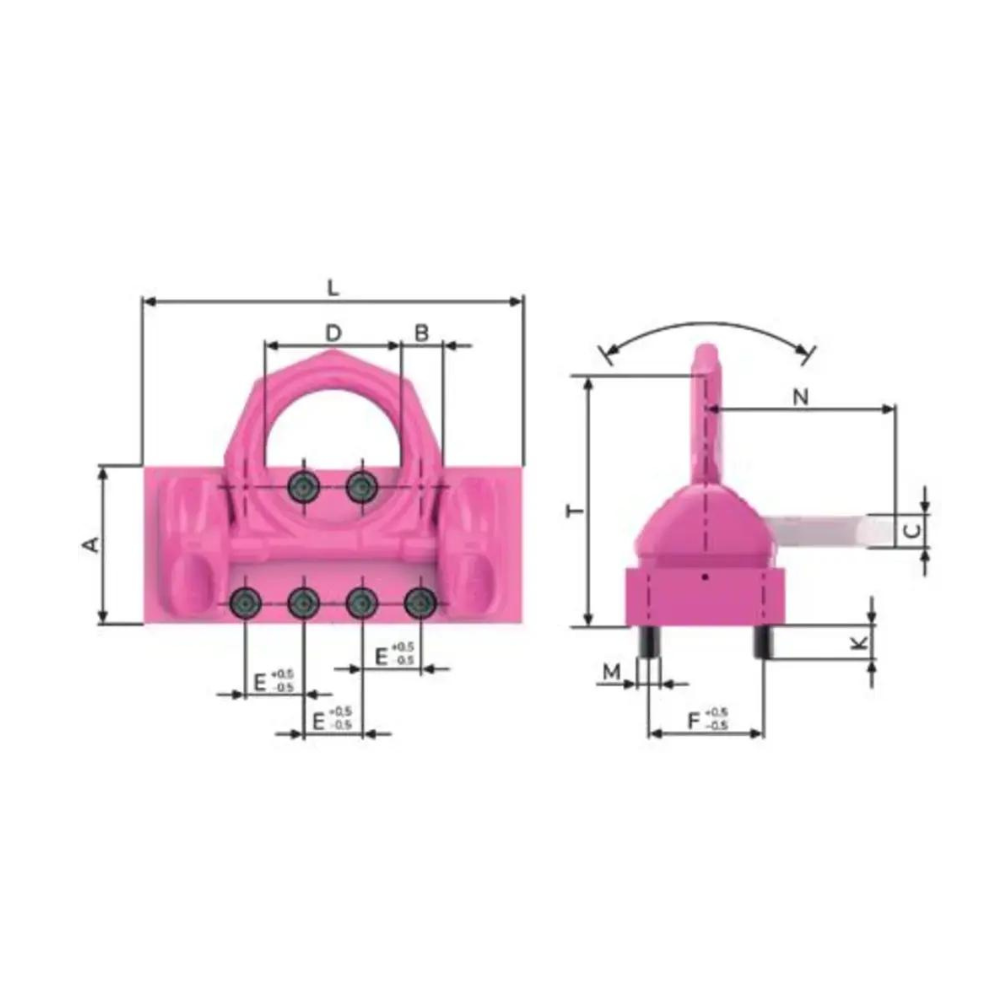 RUD VRBG 31.5 and 50 Load Ring on Plate for Bolting