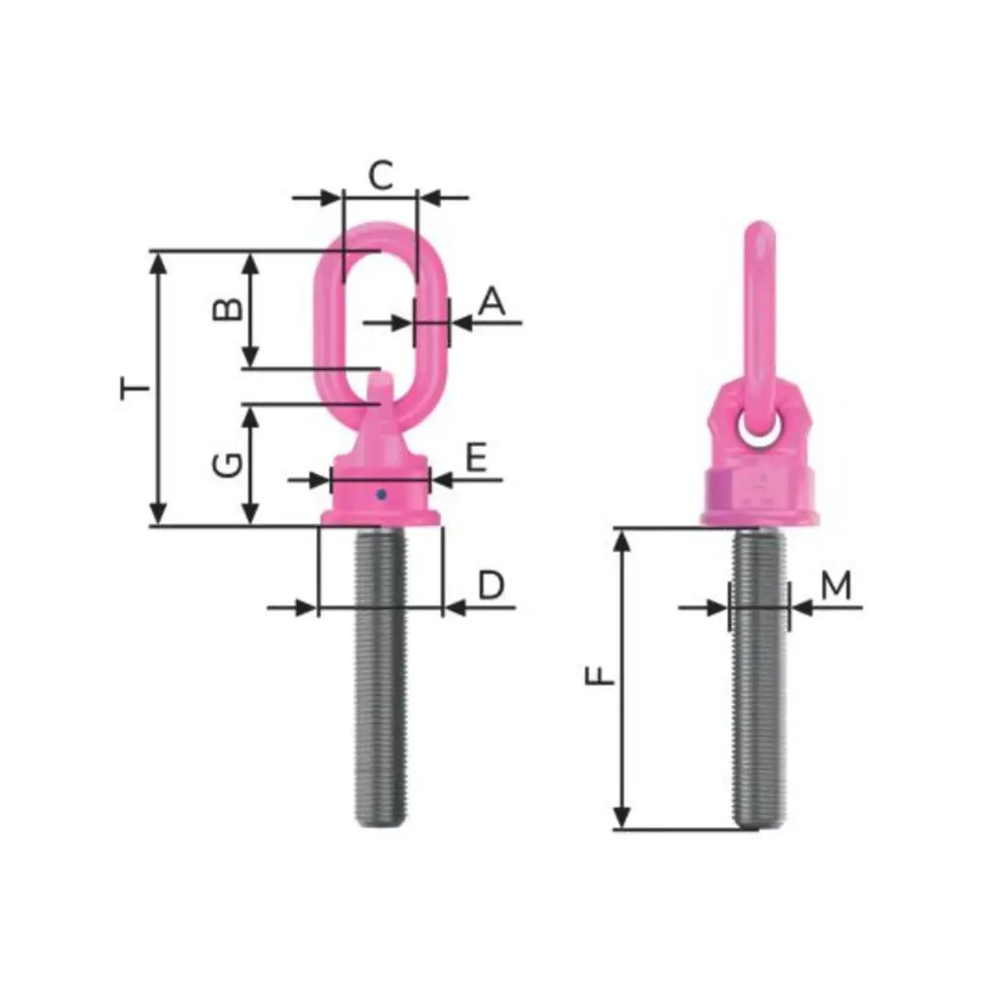 RUD VWBG load Ring, UNC Thread with Variable Length