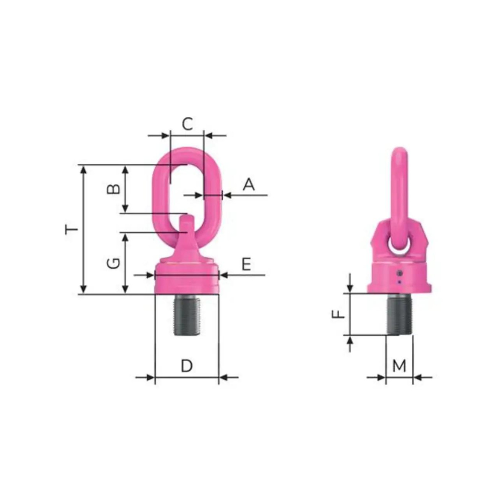 RUD VWBG load Ring, UNC Thread with Variable Length