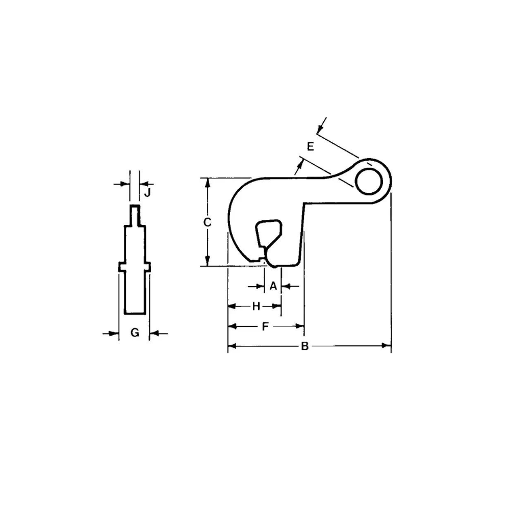 Renfroe AST Non-Locking Type Lifting Clamps