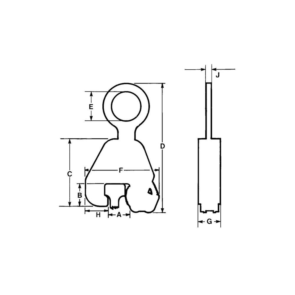 Renfroe DG Locking Type Lifting Clamps