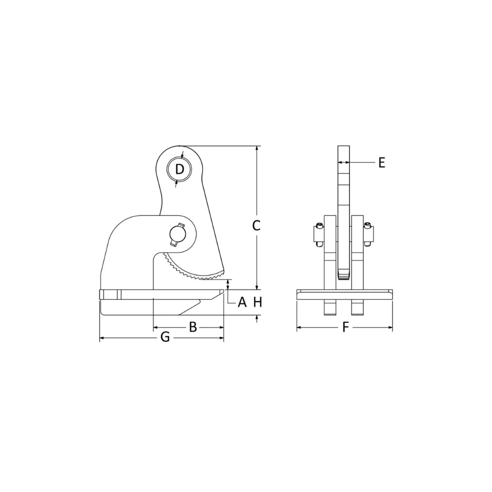 Renfroe LHC Horizontal Lifting Clamps